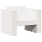 vidaXL Gartensessel Weiß 79x60x62 cm Massivholz Kiefer vidaXL Gartensessel Weiß 79x60x62 cm Massivholz Kiefer