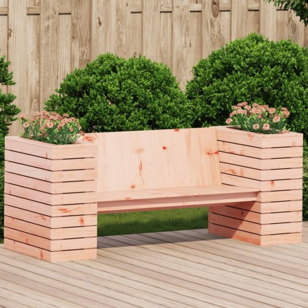 vidaXL Gartenbank mit Pflanzkübeln 167,5x60x65 cm Massivholz Douglasie