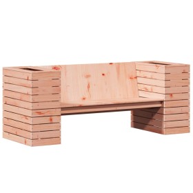vidaXL Gartenbank mit Pflanzkübeln 167,5x60x65 cm Massivholz Douglasie