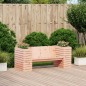 vidaXL Gartenbank mit Pflanzkübeln 167,5x60x65 cm Massivholz Douglasie vidaXL Gartenbank mit Pflanzkübeln 167,5x60x65 cm Massivholz Douglasie