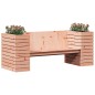 vidaXL Gartenbank mit Pflanzkübeln 167,5x60x65 cm Massivholz Douglasie vidaXL Gartenbank mit Pflanzkübeln 167,5x60x65 cm Massivholz Douglasie