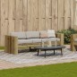 vidaXL Gartensofa 3-Sitzer 189x60x62 cm Kiefernholz Imprägniert vidaXL Gartensofa 3-Sitzer 189x60x62 cm Kiefernholz Imprägniert