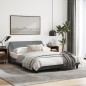 vidaXL Bettgestell mit Kopfteil Hellgrau 140x200 cm Stoff vidaXL Bettgestell mit Kopfteil Hellgrau 140x200 cm Stoff