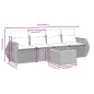 vidaXL 5-tlg. Garten-Sofagarnitur mit Kissen Beige Poly Rattan vidaXL 5-tlg. Garten-Sofagarnitur mit Kissen Beige Poly Rattan