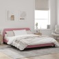 vidaXL Bettgestell mit Kopfteil Rosa 160x200 cm Samt vidaXL Bettgestell mit Kopfteil Rosa 160x200 cm Samt