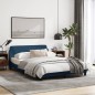 vidaXL Bettgestell mit Kopfteil Blau 140x200 cm Stoff vidaXL Bettgestell mit Kopfteil Blau 140x200 cm Stoff