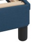 vidaXL Bettgestell mit Kopfteil Blau 140x200 cm Stoff vidaXL Bettgestell mit Kopfteil Blau 140x200 cm Stoff