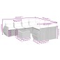 vidaXL 9-tlg. Garten-Sofagarnitur mit Kissen Beige Poly Rattan vidaXL 9-tlg. Garten-Sofagarnitur mit Kissen Beige Poly Rattan