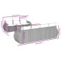 vidaXL 8-tlg. Garten-Sofagarnitur mit Kissen Grau Poly Rattan vidaXL 8-tlg. Garten-Sofagarnitur mit Kissen Grau Poly Rattan