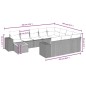 vidaXL 11-tlg. Garten-Sofagarnitur mit Kissen Grau Poly Rattan vidaXL 11-tlg. Garten-Sofagarnitur mit Kissen Grau Poly Rattan