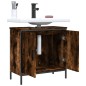 vidaXL Waschbeckenunterschrank Räuchereiche 60x30x60 cm Holzwerkstoff vidaXL Waschbeckenunterschrank Räuchereiche 60x30x60 cm Holzwerkstoff