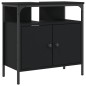 vidaXL Waschbeckenunterschrank Schwarz 60x30x60 cm Holzwerkstoff vidaXL Waschbeckenunterschrank Schwarz 60x30x60 cm Holzwerkstoff