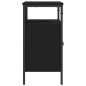 vidaXL Waschbeckenunterschrank Schwarz 60x30x60 cm Holzwerkstoff vidaXL Waschbeckenunterschrank Schwarz 60x30x60 cm Holzwerkstoff