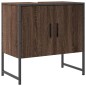 vidaXL Waschbeckenunterschrank Braun Eichen-Optik 60x33x60 cm vidaXL Waschbeckenunterschrank Braun Eichen-Optik 60x33x60 cm