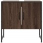 vidaXL Waschbeckenunterschrank Braun Eichen-Optik 60x33x60 cm vidaXL Waschbeckenunterschrank Braun Eichen-Optik 60x33x60 cm