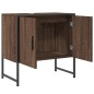 vidaXL Waschbeckenunterschrank Braun Eichen-Optik 60x33x60 cm vidaXL Waschbeckenunterschrank Braun Eichen-Optik 60x33x60 cm