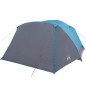vidaXL Campingzelt 6 Personen Blau 412x370x190 cm 190T Taft vidaXL Campingzelt 6 Personen Blau 412x370x190 cm 190T Taft