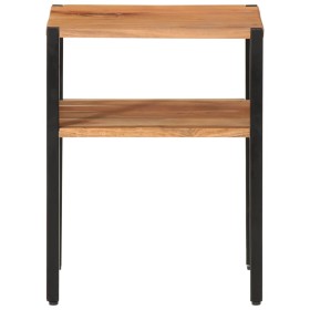 vidaXL Beistelltisch 35x35x45 cm Massivholz Akazie und Eisen