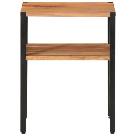 vidaXL Beistelltisch 35x35x45 cm Massivholz Akazie und Eisen