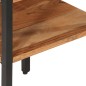 vidaXL Beistelltisch 35x35x45 cm Massivholz Akazie und Eisen vidaXL Beistelltisch 35x35x45 cm Massivholz Akazie und Eisen