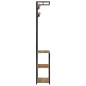vidaXL Garderobe mit Schuhablage 68x30x182cm Raues Massivholz Mango vidaXL Garderobe mit Schuhablage 68x30x182cm Raues Massivholz Mango