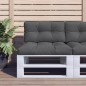 vidaXL Palettenkissen Anthrazit 80x40x12 cm Stoff vidaXL Palettenkissen Anthrazit 80x40x12 cm Stoff