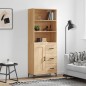 Highboard Sonoma-Eiche 69,5x34x180 cm Holzwerkstoff Highboard Sonoma-Eiche 69,5x34x180 cm Holzwerkstoff
