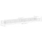 vidaXL Gabionen-Hochbeet Verzinkter Stahl 180x30x10 cm vidaXL Gabionen-Hochbeet Verzinkter Stahl 180x30x10 cm
