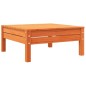 vidaXL Gartenhocker mit Kissen Wachsbraun Massivholz Kiefer vidaXL Gartenhocker mit Kissen Wachsbraun Massivholz Kiefer