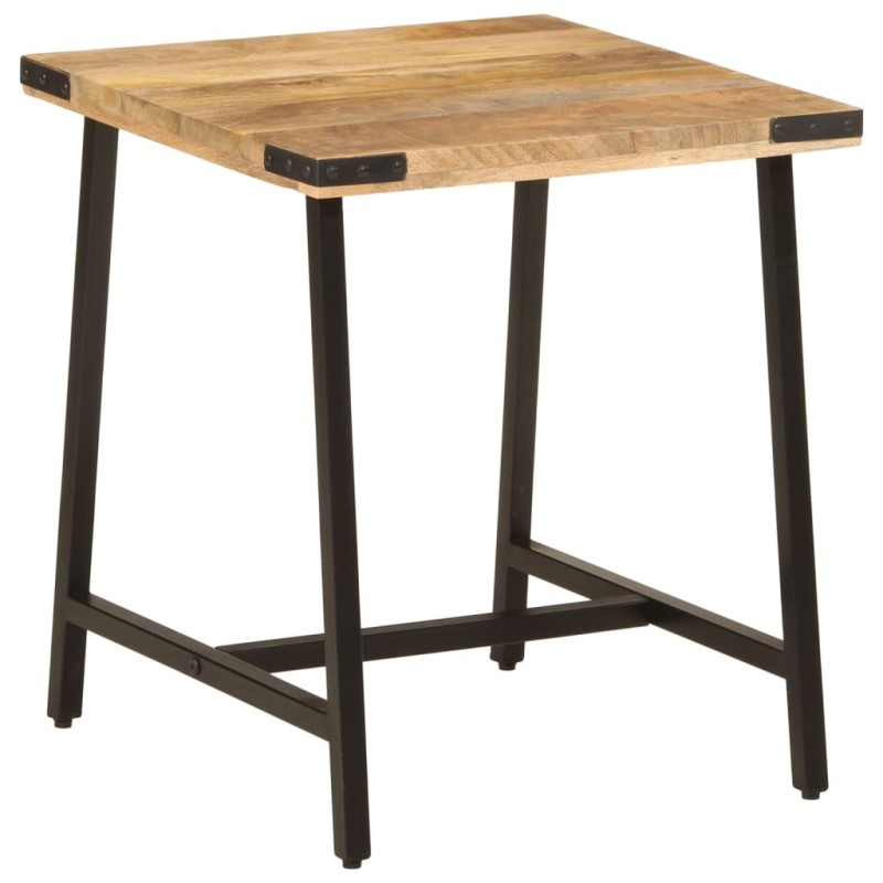 vidaXL Beistelltisch 45x45x50 cm Massivholz Mango und Eisen vidaXL Beistelltisch 45x45x50 cm Massivholz Mango und Eisen