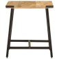 vidaXL Beistelltisch 45x45x50 cm Massivholz Mango und Eisen vidaXL Beistelltisch 45x45x50 cm Massivholz Mango und Eisen