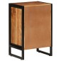 vidaXL Badschrank 40x30x60 cm Massivholz Akazie und Eisen vidaXL Badschrank 40x30x60 cm Massivholz Akazie und Eisen
