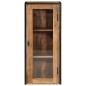 vidaXL Bad-Wandschrank 40x30x90 cm Massivholz Akazie und Eisen vidaXL Bad-Wandschrank 40x30x90 cm Massivholz Akazie und Eisen