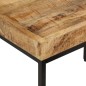 vidaXL Satztische 3 Stk. Raues Massivholz Mango und Eisen vidaXL Satztische 3 Stk. Raues Massivholz Mango und Eisen