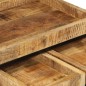 vidaXL Satztische 3 Stk. Raues Massivholz Mango und Eisen vidaXL Satztische 3 Stk. Raues Massivholz Mango und Eisen