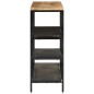 vidaXL Konsolentisch 110x30x75 cm Raues Massivholz Mango und Eisen vidaXL Konsolentisch 110x30x75 cm Raues Massivholz Mango und Eisen