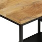 vidaXL Konsolentisch 110x30x75 cm Raues Massivholz Mango und Eisen vidaXL Konsolentisch 110x30x75 cm Raues Massivholz Mango und Eisen