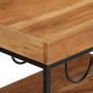 vidaXL Barwagen 60x40x80 cm Massivholz Akazie und Eisen vidaXL Barwagen 60x40x80 cm Massivholz Akazie und Eisen