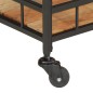 vidaXL Barwagen 60x40x80 cm Massivholz Akazie und Eisen vidaXL Barwagen 60x40x80 cm Massivholz Akazie und Eisen