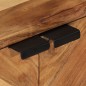 vidaXL Badschrank 55x35x60 cm Massivholz Akazie und Eisen vidaXL Badschrank 55x35x60 cm Massivholz Akazie und Eisen