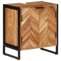 vidaXL Badschrank 55x35x60 cm Massivholz Akazie und Eisen vidaXL Badschrank 55x35x60 cm Massivholz Akazie und Eisen