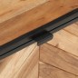 vidaXL Truhe 60x30x30 cm Massivholz Akazie und Eisen vidaXL Truhe 60x30x30 cm Massivholz Akazie und Eisen