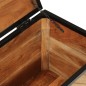 vidaXL Truhe 60x30x30 cm Massivholz Akazie und Eisen vidaXL Truhe 60x30x30 cm Massivholz Akazie und Eisen