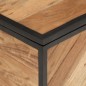 vidaXL Truhe 60x30x30 cm Massivholz Akazie und Eisen vidaXL Truhe 60x30x30 cm Massivholz Akazie und Eisen