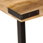 vidaXL Satztische 3 Stk. Massivholz Mango und Eisen vidaXL Satztische 3 Stk. Massivholz Mango und Eisen