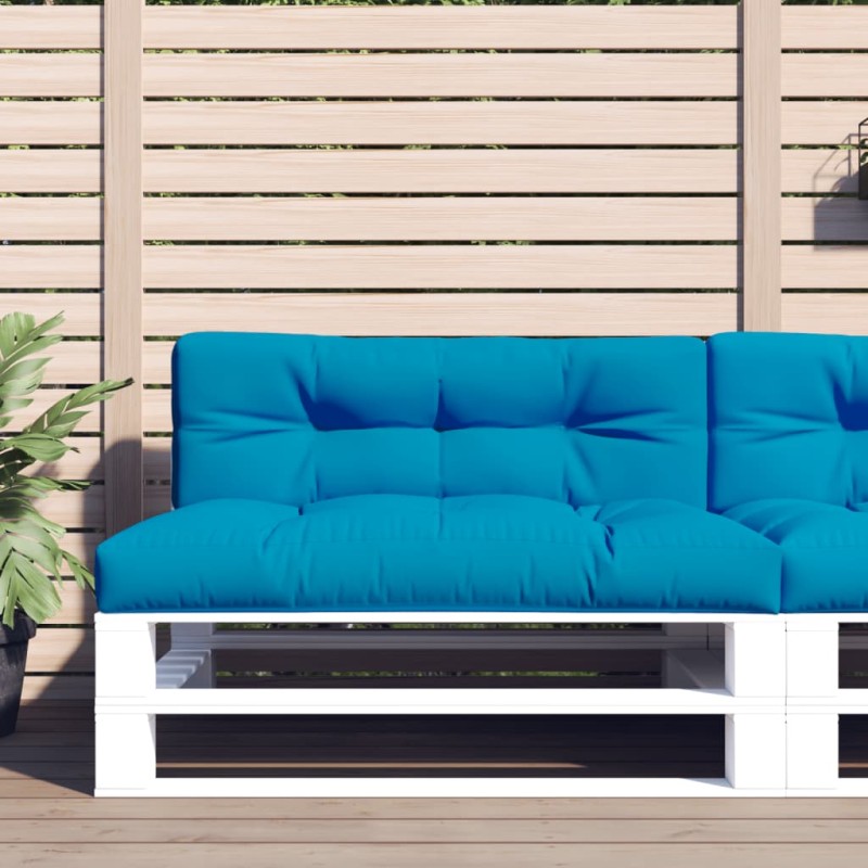 vidaXL Palettenkissen Blau 120x40x12 cm Stoff vidaXL Palettenkissen Blau 120x40x12 cm Stoff