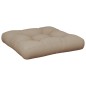 vidaXL Palettenkissen 2-tlg. Taupe Stoff vidaXL Palettenkissen 2-tlg. Taupe Stoff