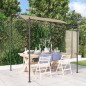 vidaXL Markise Taupe 2x2,3 m 180 g/m² Stoff und Stahl vidaXL Markise Taupe 2x2,3 m 180 g/m² Stoff und Stahl