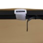 vidaXL Markise Taupe 2x2,3 m 180 g/m² Stoff und Stahl vidaXL Markise Taupe 2x2,3 m 180 g/m² Stoff und Stahl