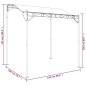 vidaXL Markise Taupe 2x2,3 m 180 g/m² Stoff und Stahl vidaXL Markise Taupe 2x2,3 m 180 g/m² Stoff und Stahl
